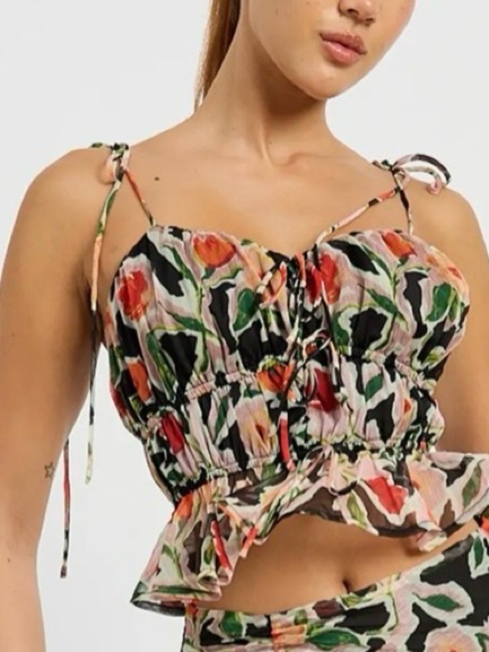 En Saison Floral Blouse Medium